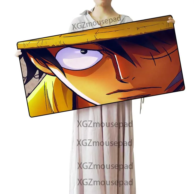 XGZ большой игровой коврик для мыши черный замок край аниме один кусок ноутбук