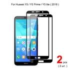 Защитное стекло для Huawei Y5  Y5 LitePrime, закаленное, с полным покрытием, 2.5D, твердость 9H