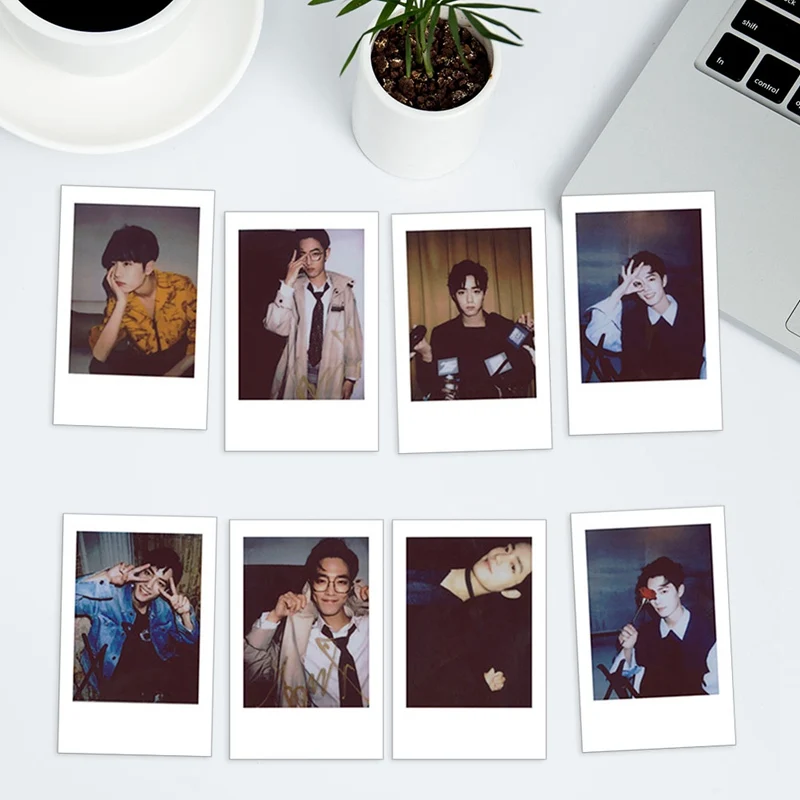 

8pcs/Set Chen Qing Ling Actor Xiao Zhan LOMO Card Mini Postcard Star DIY Greeting Cards Message Card Gift BJYX