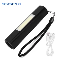 usb rechargeable t6 led flashlight 800 lumen high bright magnet lights outdoor portable super waterproof flashlight for riding