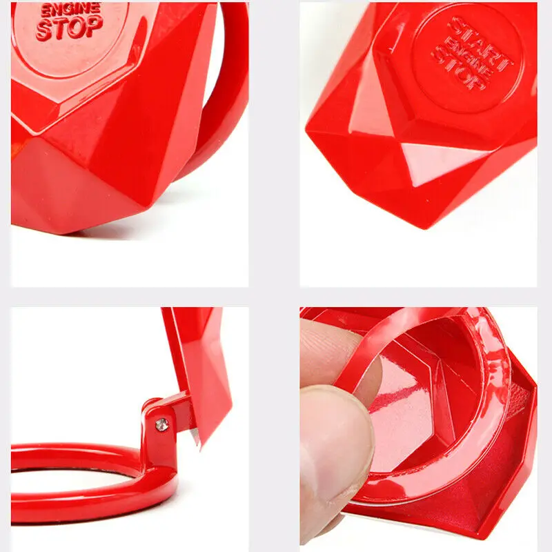 Кнопка запуска двигателя автомобиля переключатель зажигания замена наклейка