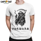 Футболка мужская с коротким рукавом и круглым вырезом, из чистого хлопка