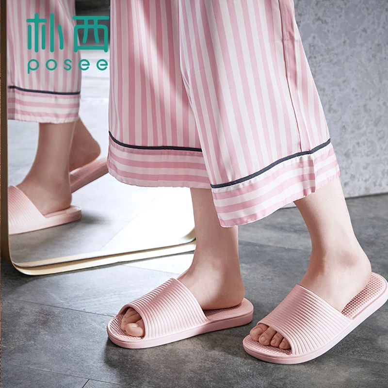 Женские и мужские летние тапочки Нескользящие сандалии на плоской подошве