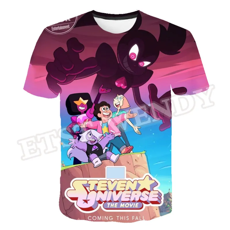 

Steven Universe 3D Printed Cartoon Tee Girls Tops Child t-shirt Baby Boys Toddler Quick Dry Funny Casual Summer Short Sleeves