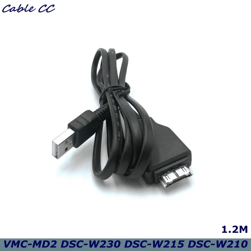 

USB 2.0 Data Sync Cable for Sony Cyber-shot Camera DC Replacement VMC-MD2 DSC-W230 DSC-W215 DSC-W210 1.2m
