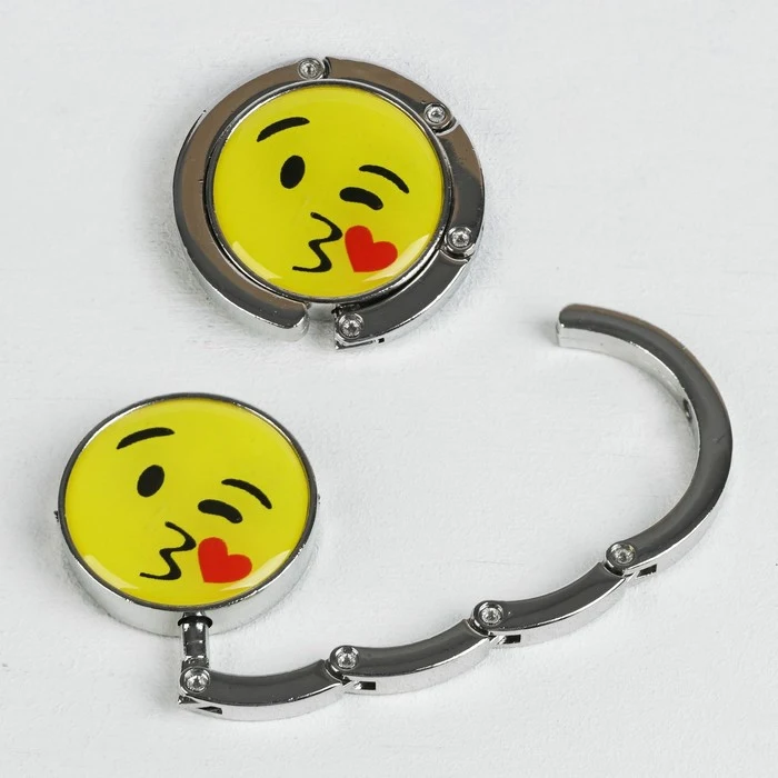 Крючок для сумки и зонта Смайл-поцелуйчик d = 4 5 см | Дом сад