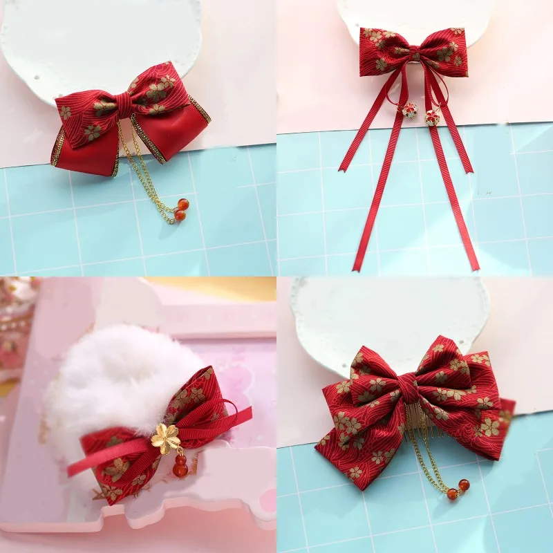 1 шт. креативный китайский стиль Бант Шпилька с кисточками аксессуары для кимоно
