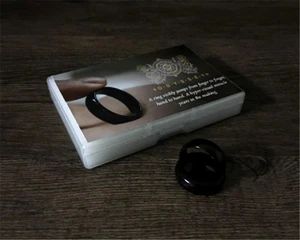 Волшебные фокусы Odyssey кольцо волшебные кольца Переводные Прыжки от пальца до пальца Магия крупный план уличные иллюзии трюк магия