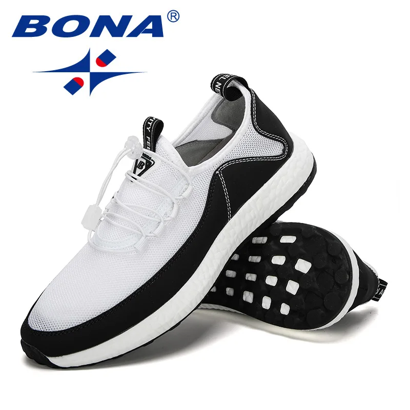 

BONA 2020 New Designers Breathable Tenis Men Outdoor Sneakers Man Trainers Super Light Krasovki Sapato Masculino Chaussure Homme