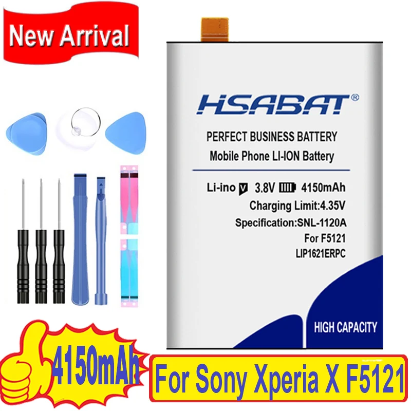 LIP1621ERPC HSABAT 4150 мАч аккумулятор для sony Xperia X F5121 F5122 5," для sony Xperia L1 G3311 G3312 G3313 5,5" в пределах номера