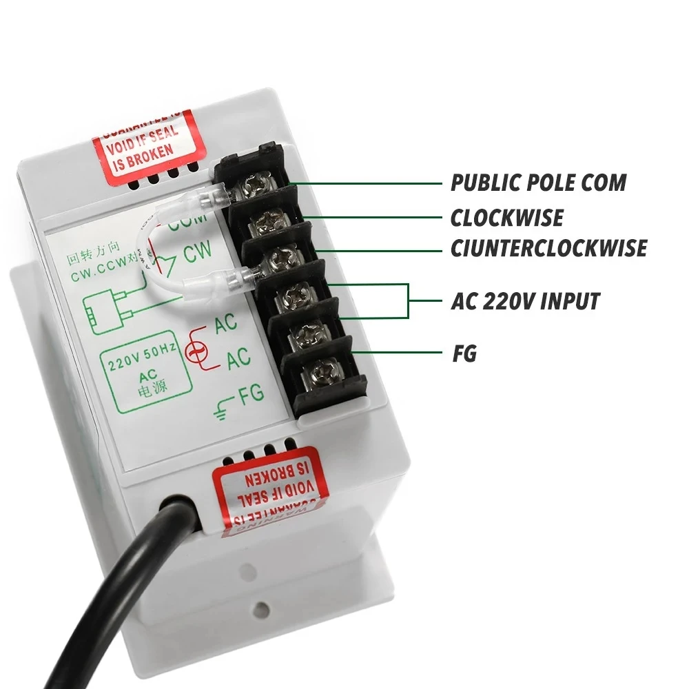Цифровой Дисплей UX 52 400W 220V регулятор частоты вращения двигателя Регулируемая