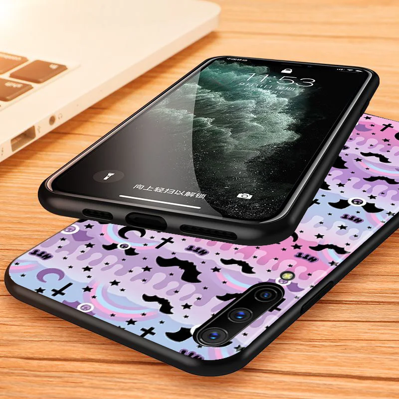 

Pink Girly Pastel Witch Goth Style for Samsung Galaxy A90 5G A80 A70S A70 A60 A50S A50 A30S A30 A2 Core M60S M30 Phone Case