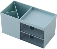 desktop storage organizer mini box desk office supplies container pen holder for desk cute pencil cup pot for kids makeup holder