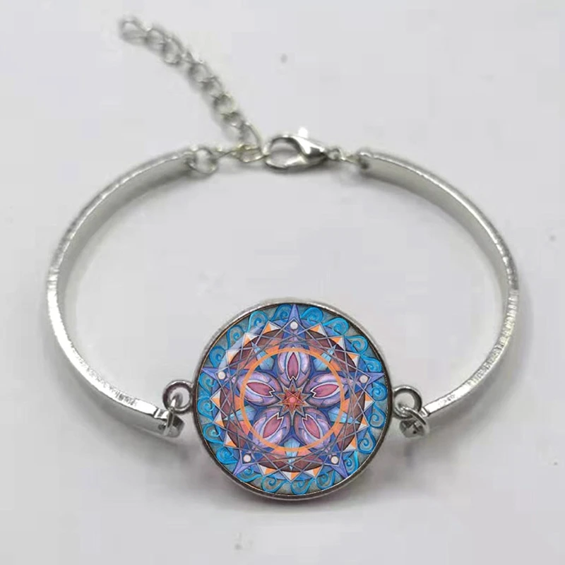 Новый модный очаровательный ювелирный браслет из хны для йоги с символом Ом |