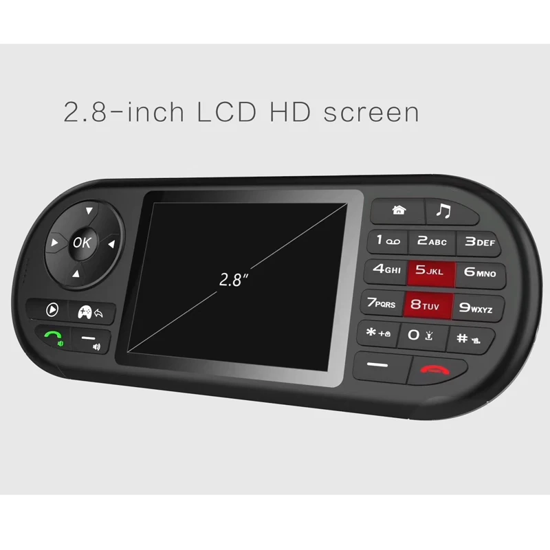 Портативный портативный игровой плеер сотовый телефон 2 8 &quotЖК HD экран GPRS фонарик