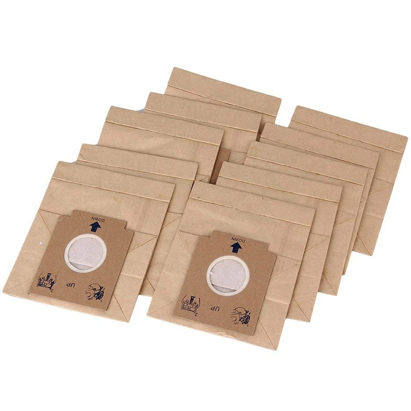 10 Pcs Vacuum Cleaner Kraft Paper Dust Bags Dual Filter Bag Fit for Z1480 ZW1200-211 ZC1120B ZC1120R ZC1120Y ZMO1510 ZMO151 | Бытовая