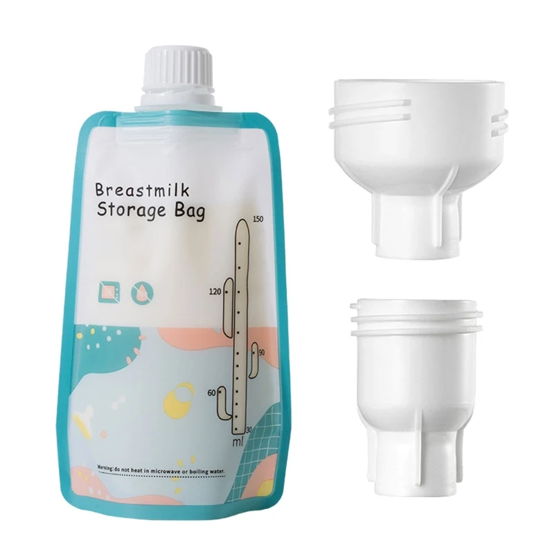67JC-organizador de leche materna, bolsa de seguridad para madres, suministros de alimentaci&oacute;n, Bolsas de almacenamiento de leche materna, 150ml-0