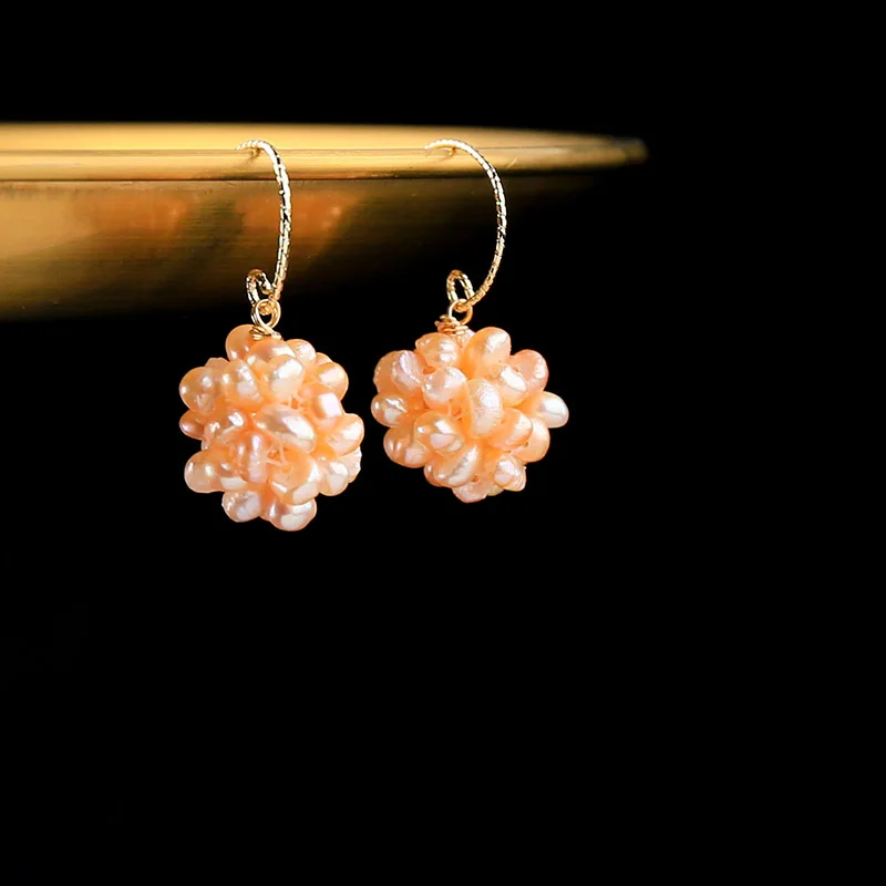 Новинка 2020 серьги капли с пресноводным жемчугом модные простые изысканные