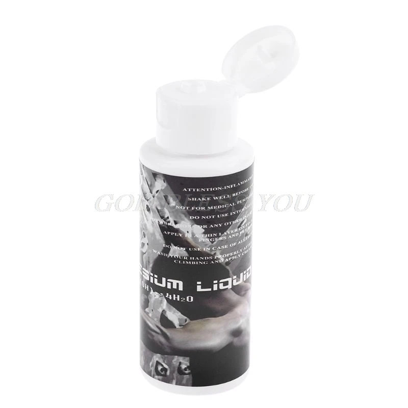 

50ml Liquid Chalk Sports Magnesium Powder Anti Slip Cream for Rope Fitness Suspension Trainer Fat Grip Weight Lifting Climbing