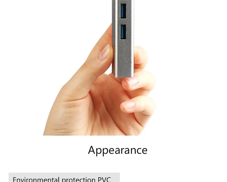 USB 3,0 концентратор USB3.1 type c для RJ45 Ethernet Lan концентратор адаптер Сетевая карта USB док-разветвитель для Macbook Windows surface 6 Pro