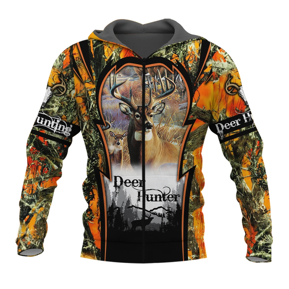 

Deer Hunting Camo 3D Printed Men Hoodies/sweatshirt Harajuku Fashion Hooded Long Sleeve Pullovers Unisex streetwear YY-548