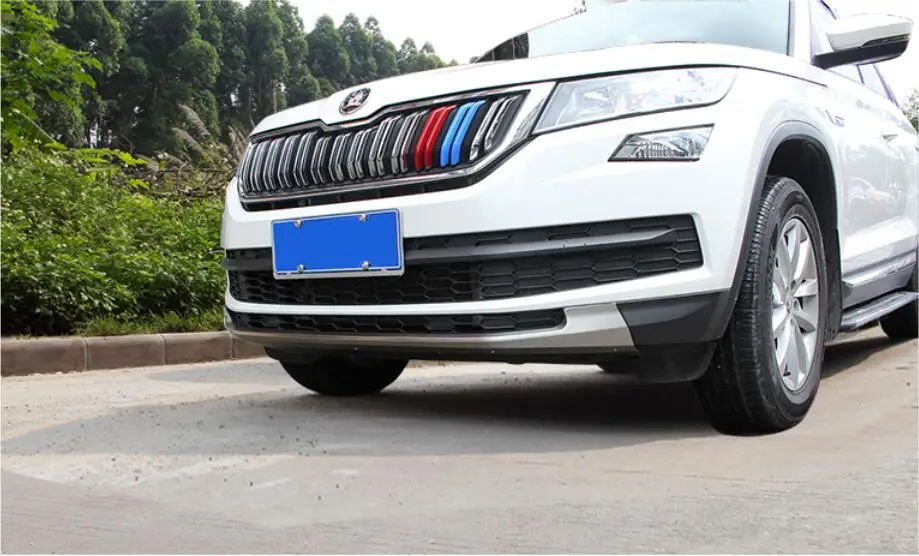 Защита переднего и заднего бампера из нержавеющей стали для SKODA KODIAQ 2017 2018