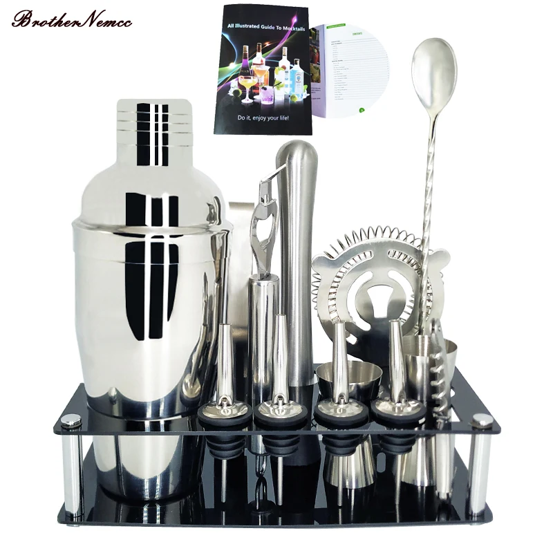 1 13 шт. профессиональные инструменты для бара бармена набор коктейльных шейкеров