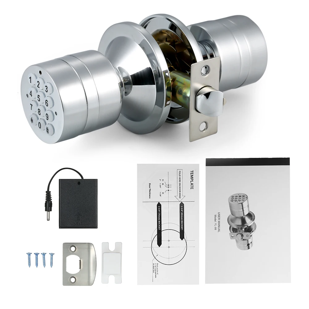 Цифровой Дверной замок с клавиатурой без ключа дверной кодовым кодом умный