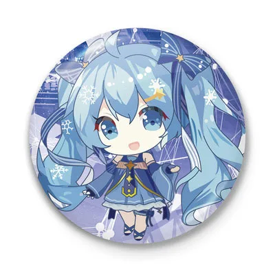 Шляпа Хацуне Мику Брошь Бейдж Аксессуары Аниме Периферия Броши для Сумки Анимационные Производные Подарки Игрушка.