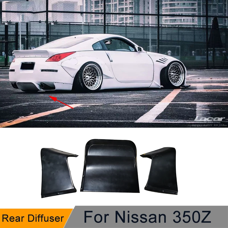 Автомобильные аксессуары для Nissan 350Z FRP волокна Стекло RB Стиль задний диффузор 3