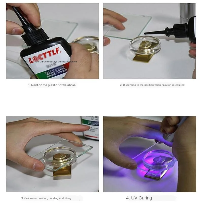 Acrylic metal glue Powerful and quick UV Resin Hard Type Ultraviolet Solidify Crafts Clear Adhesive for DIY Jewelry Mold | Обустройство