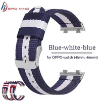 fabric nylon bands for oppo watch 41mm 46mm watchband belt buckle replacement strap for oppo watch bracelet accessories correa