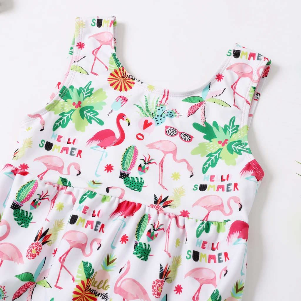 Новинка 2020 купальник для маленьких девочек Цельный классическое детское боди с