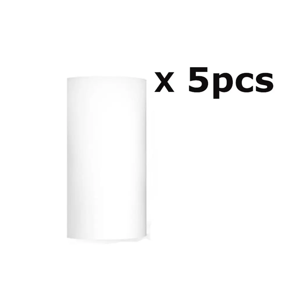 

5 рулонов семейной бумаги, рулон прямой термобумаги 57x30 мм для периферийной бумаги A6, карманная бумага ANG P1/P2