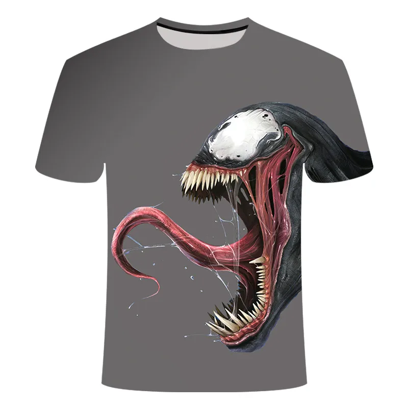TX038 New Men/women T Shirts Venom Compression Shirt 3D Printed Summer Short Sleeve avenger sweatshirt gym hiphop large size 6XL - Цвет: TX038