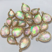 wholesale drop artificial imitation opal pendant handmade diy party necklace bracelet earrings jewelry accessories gift making