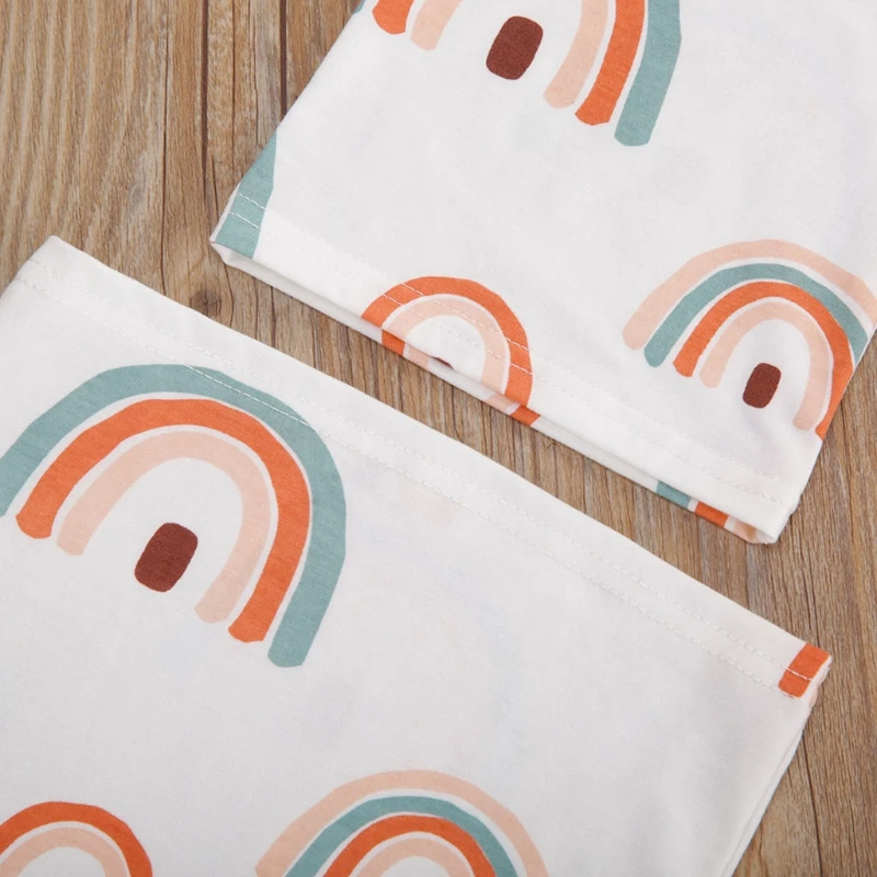 

Baby Newborn Printing Sleeping Bag with Hat Pure Cotton Swaddle Wrap Beanie Set U50F