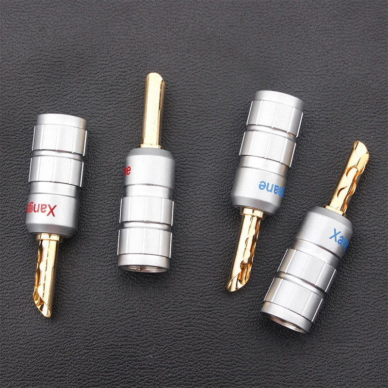 8pcs/20pcs/50pcs/100pcs pure copper sawtooth banana plug horn power amplifier audio screw solder-free | Электроника