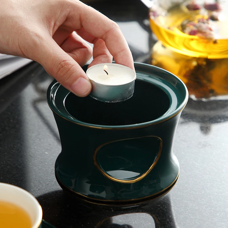 Стеклянный чайник MUZITY с керамическим дном элегантный инструмент ситечком и