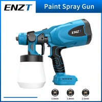 enzt electric paint spray gun large capacity tools with 3 nozzles for homegarden for painting sprayer gun airbrush for makita