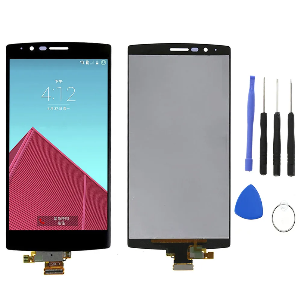 Black with tools AAA для LG G4 lcd H815 H810 H811 VS986 LS991 F500L ЖК-дисплей с сенсорным экраном замена дигитайзера для LG G4 экран - Цвет: Black with tools