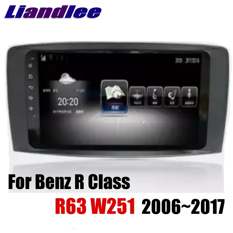 Liandlee автомобильный мультимедийный плеер NAVI для Mercedes Benz MB R Class R63 W251 R280 R300 R320 2006 ~ 2017