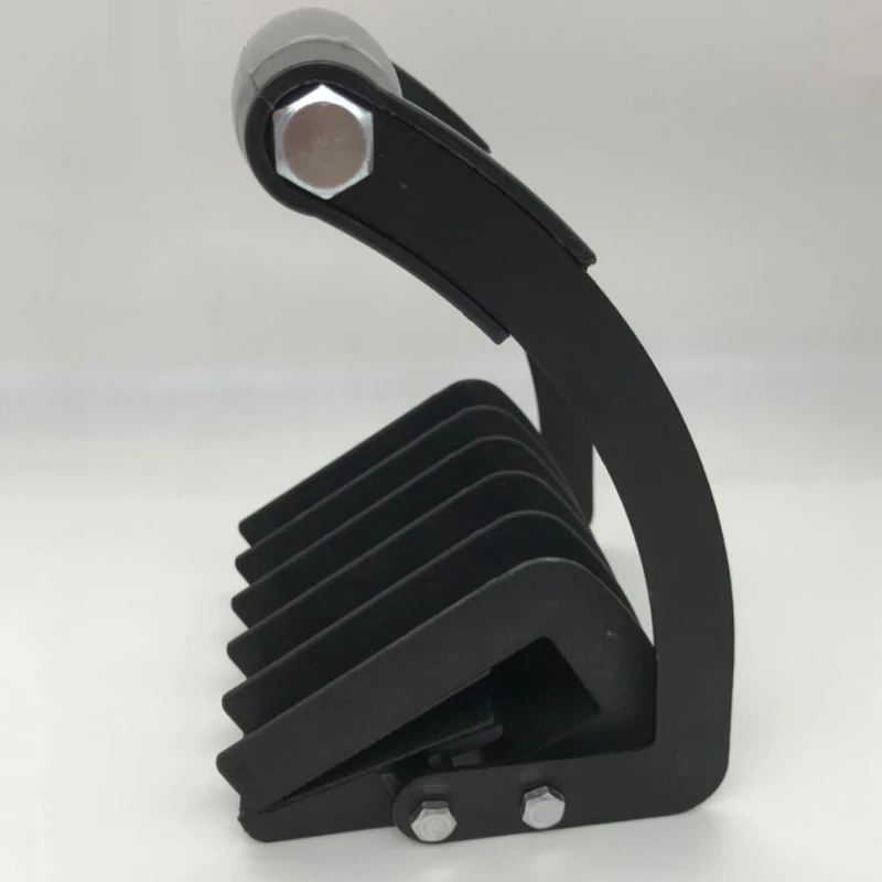

7XEA Black Nylon Material + Iron Single Hand Clamp Lift Tool for Wood/Glass/Plaster Board or Heavy Object without Handle