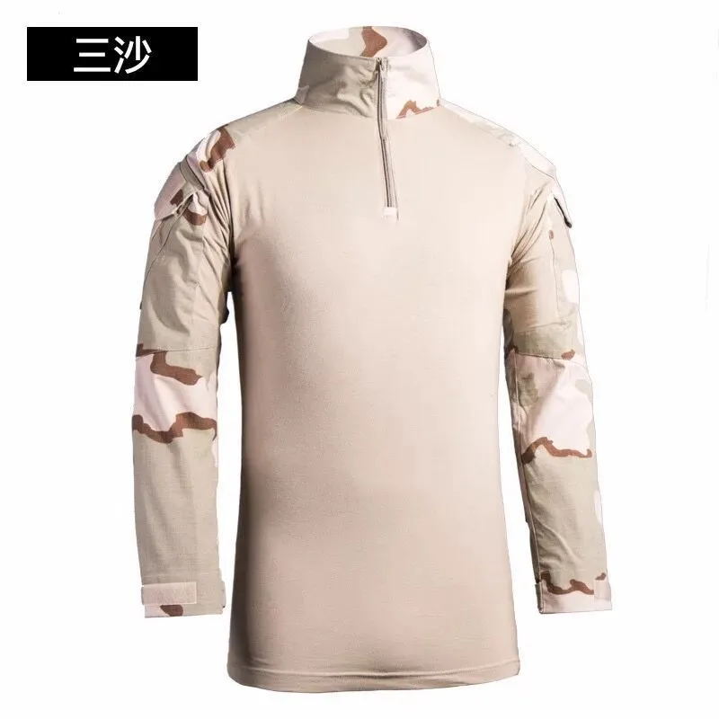 

Tactical Camouflage Military T Shirt Men Multicam US Army Combat Shirt Assault Camo Militar Uniform Airsoft T Shirt