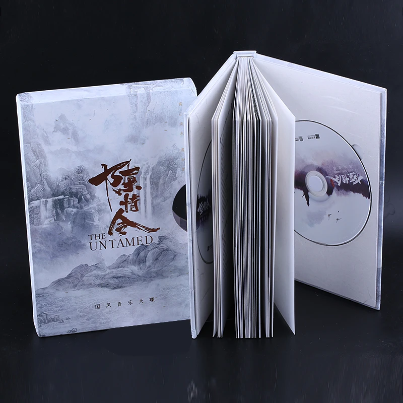 Used Chen qing ling soundtrack The untamed music CD book with TV character picture album No cards and posters
