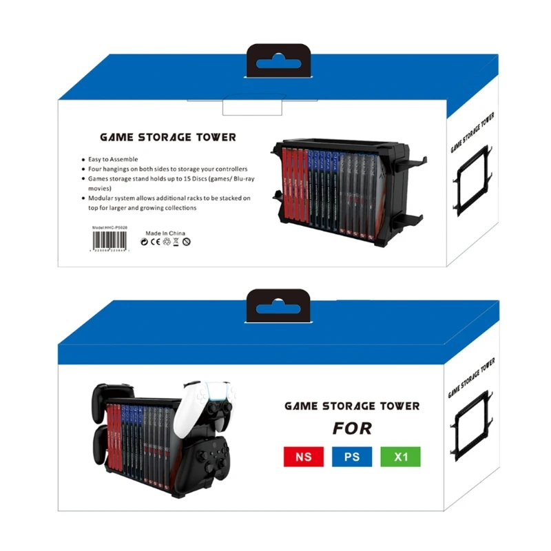 

For Switch PS5 / PS4 / -XBOX S/X Series Disc Cuffie Rack di Archiviazione Supporto di Gioco Multifunzione Per Accessori di Gioco