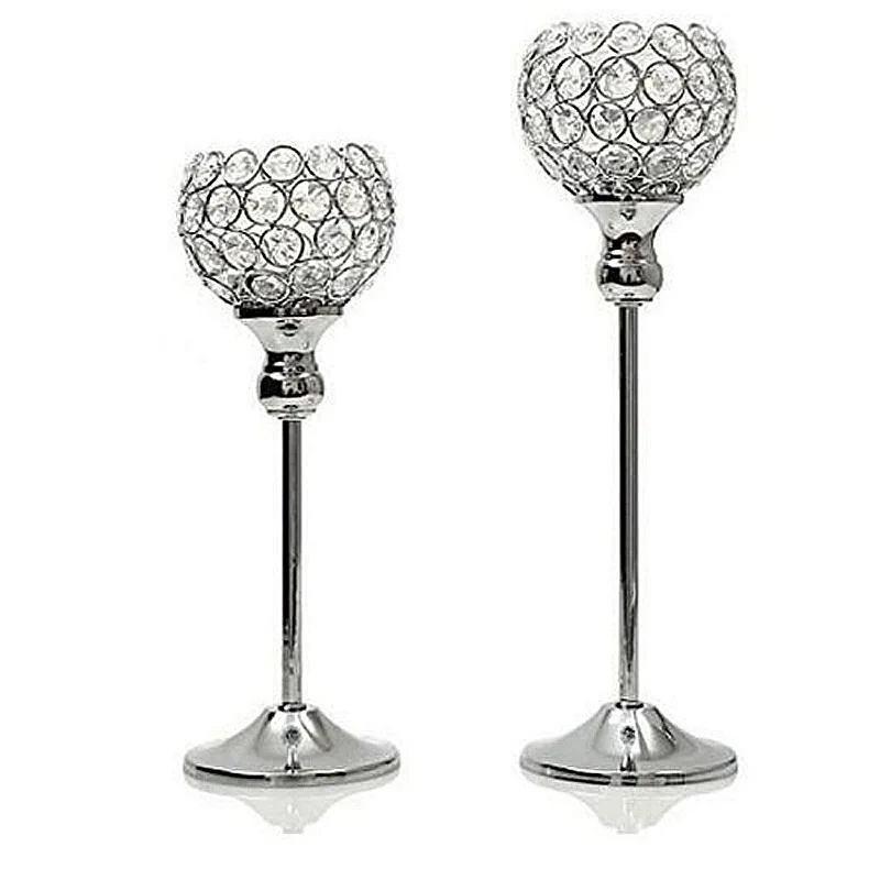 Скандинавский стиль Дневной светильник подсвечник из золотистого стекла