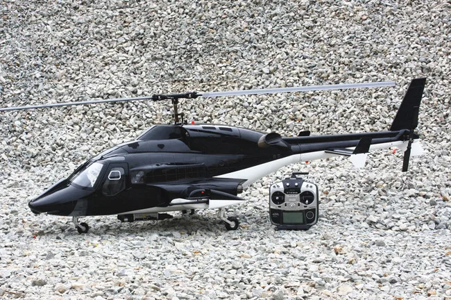 Предварительная 800 Размер Airwolf черный fuselage Вертолет& Mechanik конверсионный комплект