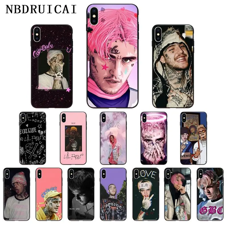 NBDRUICAI хип хоп рэпер Lil Peep клиент силиконовый чехол для телефона iPhone 11 pro XS MAX 8 7 6 6S Plus