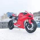 Новинка, модель мотоцикла Maisto 1:18 Ducati 1199 Panigal, литый под давлением, амортизатор, игрушка для детей, подарки, коллекция игрушек